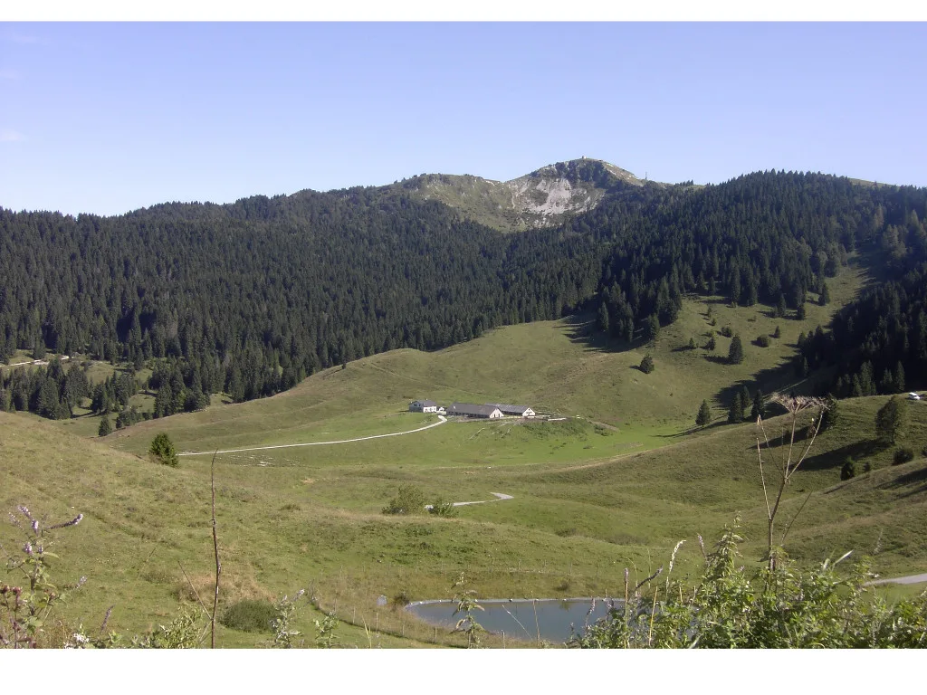 Cima Grappa vista dalla conca delle Bocchette