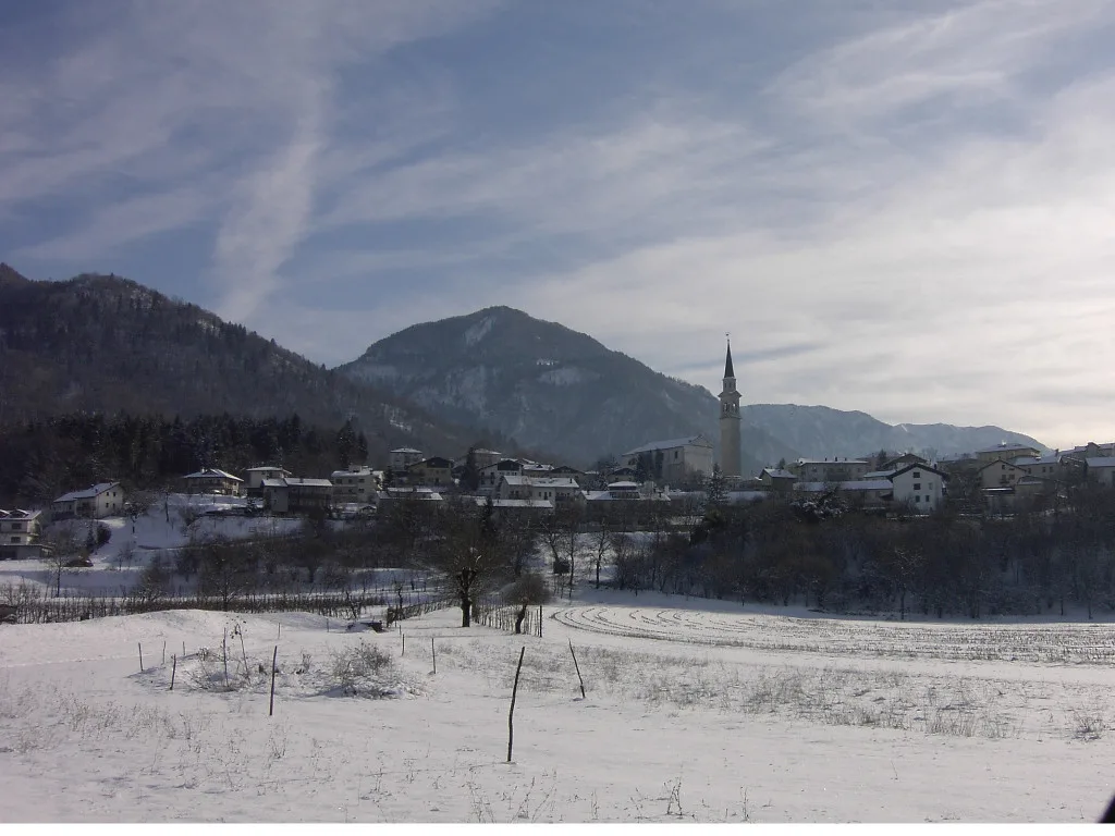 Panorama invernale di Seren