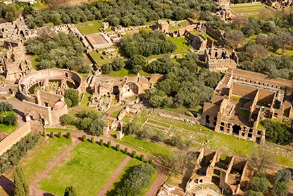 Paesaggio storico visto dall'alto